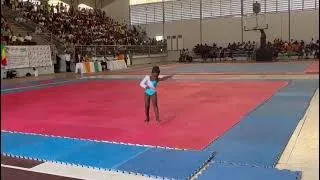 Miniature : Championnat National de Gym prestation de Yao Mien mo médaillée d'Or 5ans.
