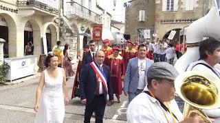 Miniature : La Confrérie des Compagnons de Bordeaux intronise à Sauveterre-de-Guyenne