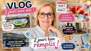 Miniature : Vlog sur 2 jours - Nouveau devis, Retour chez Midas, Coiffeur, Puzzle