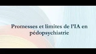 Miniature : Promesses et limites de l’IA en pédopsychiatrie