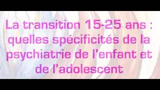 Miniature : La transition 15-25 ans : quelles spécificités de la psychiatrie de l’enfant et de l’adolescent