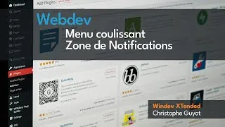 Miniature : Webdev Comment créer une page avec menu coulissant