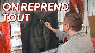 Miniature : Je reprends la peinture "Hériter du monde"