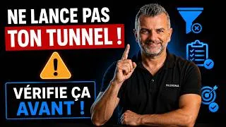 Miniature : Tunnel de vente Systeme.io : 7 réglages à vérifier avant de lancer