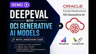 Miniature : DeepEval in Action: Evaluating OCI Generative AI Models with LangChain