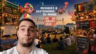 Miniature : FESTIVAL MUSIQUES & GASTRONOMIE DU MONDE 2026 - VLOG - @sueilo7853 