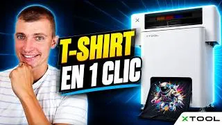Miniature : Imprime ton T-shirt personnalisé en 1 clic depuis ton salon !  xTool Apparel Printer Plus DTF