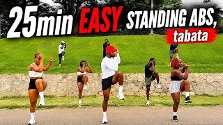 Miniature : Dégonfler le ventre debout /Tabata workout/facile et efficace 