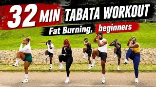 Miniature : 32MINUTES BURNING FAT WORKOUT FOR ALL/TABATA/No equipment 