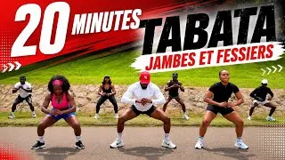 Miniature :  Legs and Glutes workout/No equipment/Very effective/Tabata 40/20