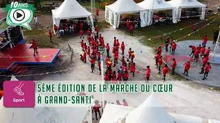 Miniature : 5️⃣🦵💛 5ème édition de la marche du cœur à Grand-Santi