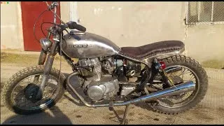 Miniature : HONDA 400 CMT  DIRT FLAT TRACKER SCRAMBLER - old school 350 CB parts