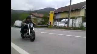 Miniature : virago xv 1000 single carb acceleration test - CV40
