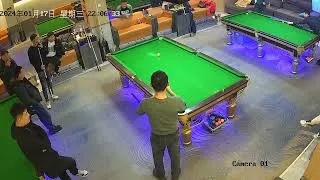 Miniature : C'est le meilleur coup d'envoi de poursuite cette année #billard  #talent  #facile  #poursuite