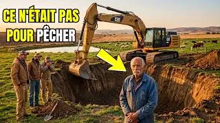 Miniature : Ils croyaient qu'il creusait un étang de pêche — jusqu'à ce que la sécheresse arrive