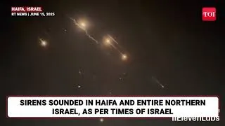 Miniature : Israël brûle sous la fureur iranienne le moment où  des missiles balistiques s'abattent sur la ville