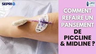 Miniature : Comment refaire un pansement de piccline/midline ?