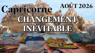 Miniature : CAPRICORNE : Un changement inévitable vous libère enfin du passé AOÛT 2026