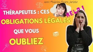 Miniature : Thérapeutes : Les obligations légales que vous oubliez (et comment y remédier)