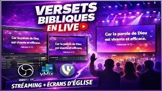 Miniature : amayo - Projection biblique en live avec OBS et Amayo (stream + écrans église)