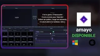 Miniature : amayo Logiciel de projection des versets biblique et chant avec Gestion multi-écran | Notre vision