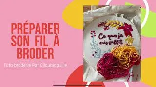 Miniature : Comment réparer son fil avant de broder
