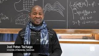 Miniature : CIMPA - ICTP Research in Pairs laureate Joel Fotso Tachago
