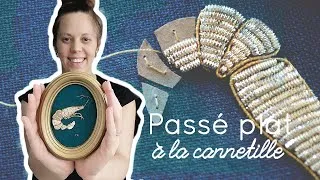 Miniature : Tuto broderie d'or: le passé plat à la cannetille