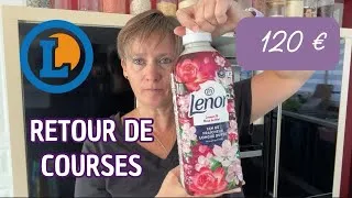 Miniature : Retour de courses Leclerc : 120€ le budget est respecté 