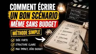 Miniature : Comment écrire un bon scénario même sans budget (méthode simple)