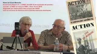 Miniature : Henri et Clara Benoits : Mai 68, Renault, la grève, les étudiants, les travailleurs (19/5/2018).