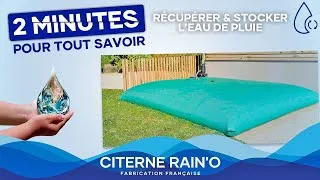 Miniature : Citerne souple : solution flexible en cuve de récupération d'eau de pluie