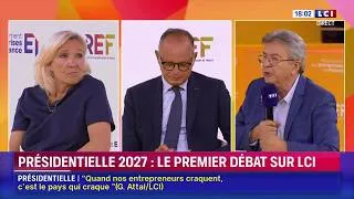 Miniature : Mélanchon les détruit. Présidentielle 2027 : le premier débat sur LCI