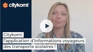 Miniature : CITYKOMI, l'application d’informations voyageurs des transports scolaires !