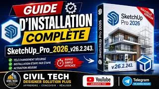 Miniature : SketchUp Pro 2026 v26 2 243  Out Now Guide d'installation complet