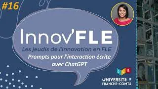 Miniature : Les jeudis de l'innovation #16 - Prompts pour l'interaction écrite avec ChatGPT - Mai 2024