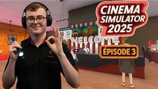 Miniature : Cinema Simulator – Session du 13-04 | Les abonnés débarquent et les clients deviennent INGÉRABLES 😭🎬