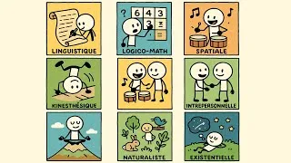 Miniature : Les 9 TYPES d’intelligence humaine | La théorie des intelligences multiples de Howard Gardner