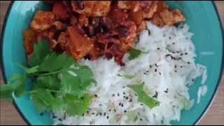 Miniature : Chili tofu, tomates, poivrons