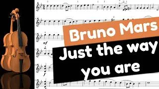 Miniature : Bruno Mars - Just the way you are au violon