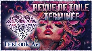 Miniature : Diamond Painting revue toile Flare for the Dramatic #feelookart 