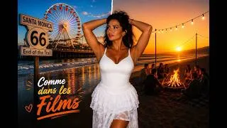 Miniature : Mon Premier Jour à Santa Monica 🎡🌅 (grande roue, sunset, feu de camp...)