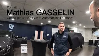 Miniature : Mathias Gasselin, conseiller livraison Clara Automobiles Le Mans