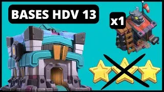 Miniature : TOP 3 bases hdv 13 après la MAJ ! Meilleures bases hdv 13 sur clash of clans !