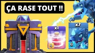 Miniature : COMBO sort de rappel et AQH  !! Meilleure compo hdv 15 qui rases tout sur clash of clans