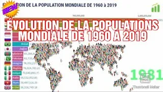 Miniature : EVOLUTION DE LA POPULATION MONDIALE DE 1960 à 2019