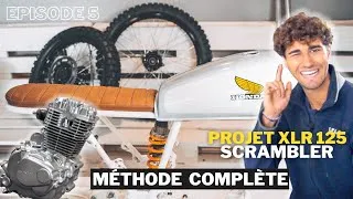 Miniature : Je REMONTE ENFIN la moto ! | Transformation XLR 125 en scrambler (Episode 5)