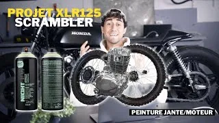 Miniature : LA MEILLEURE TECHNIQUE pour peindre des jantes moto ! | Transformation XLR 125 SCRAMBLER