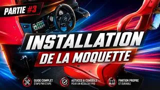 Miniature : Partie #3 | Borne d'arcade Sega F355 Challenge - Installation de la moquette.