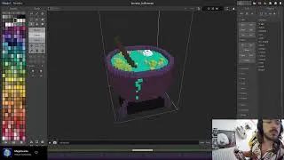 Miniature : Game Dev FR jeu de gestion "FUN PARK" - modélisation de nouveaux skins Halloween!